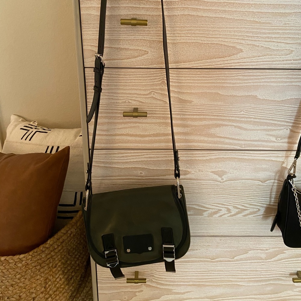 Rebecca Minkoff military nylon saddle bag